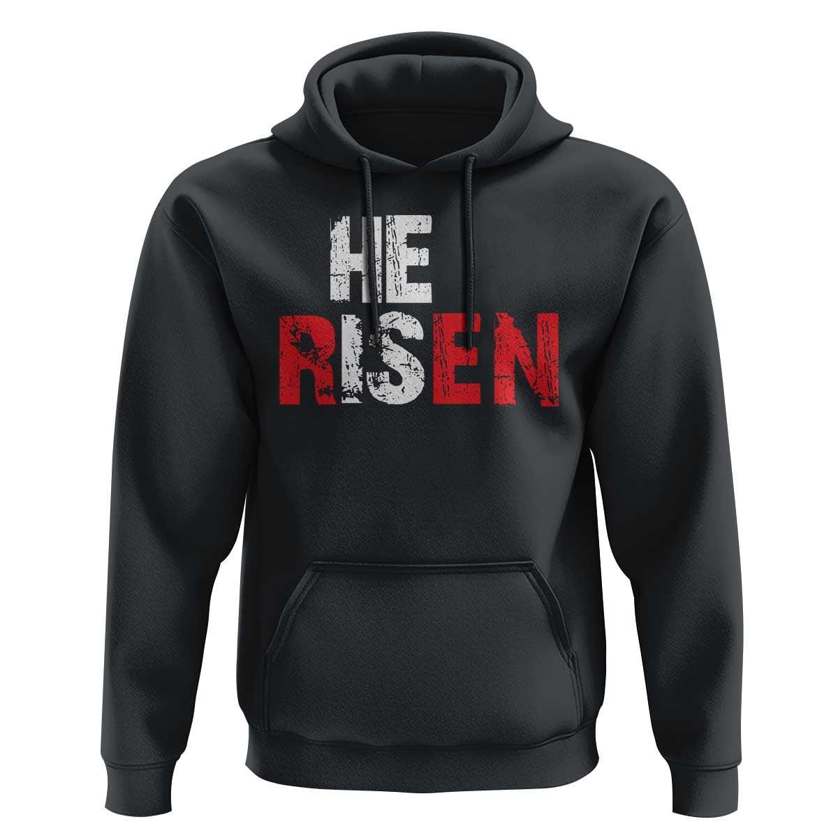 He Is Risen Hoodie Vintage Christian Religious Faith - Wonder Print Shop