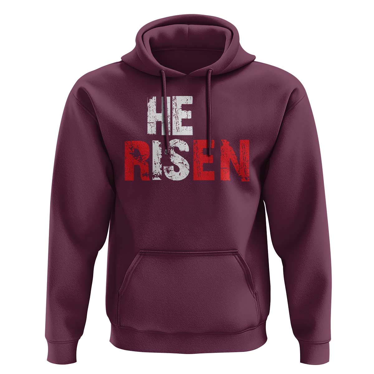 He Is Risen Hoodie Vintage Christian Religious Faith - Wonder Print Shop