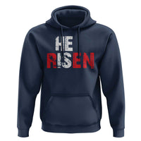 He Is Risen Hoodie Vintage Christian Religious Faith - Wonder Print Shop