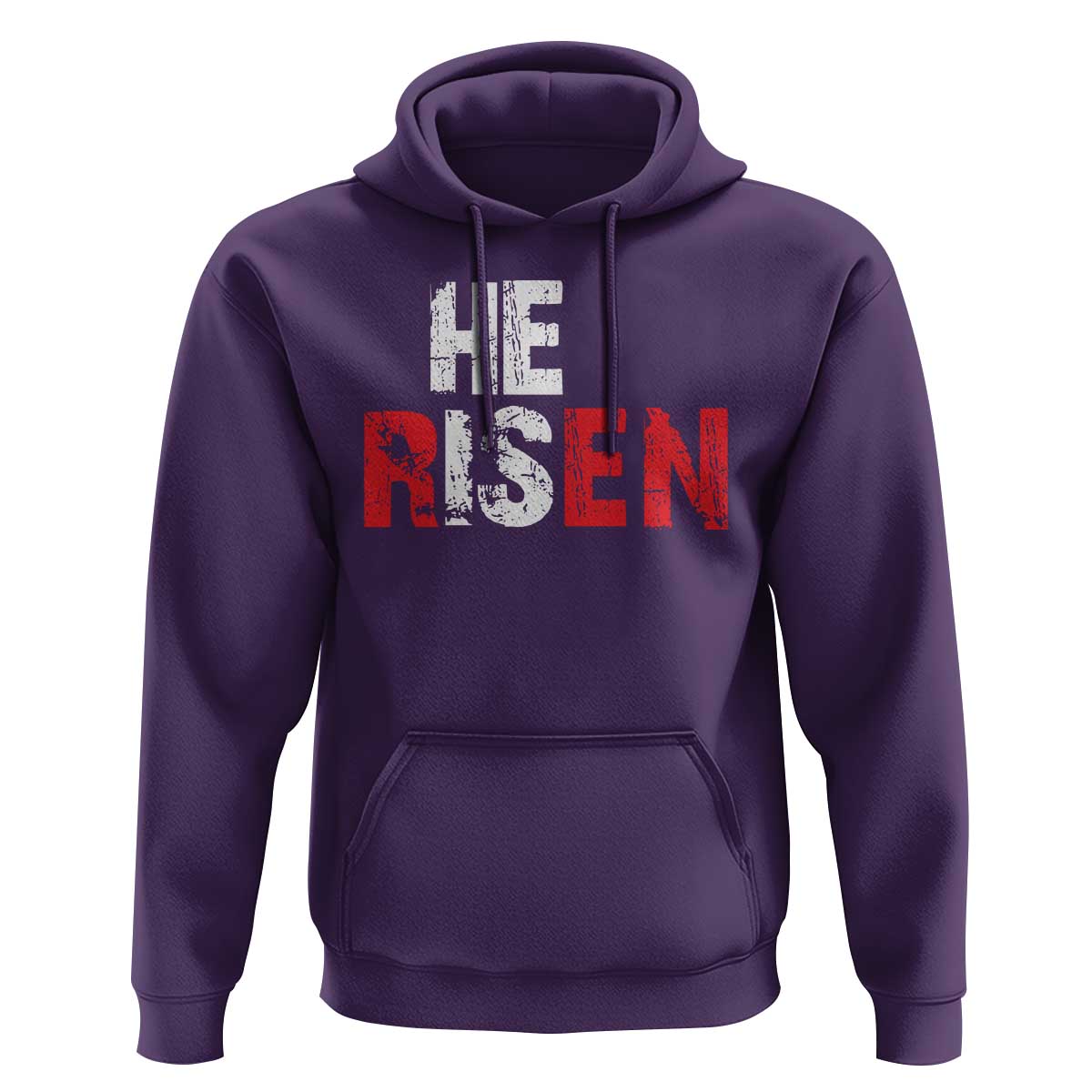 He Is Risen Hoodie Vintage Christian Religious Faith - Wonder Print Shop
