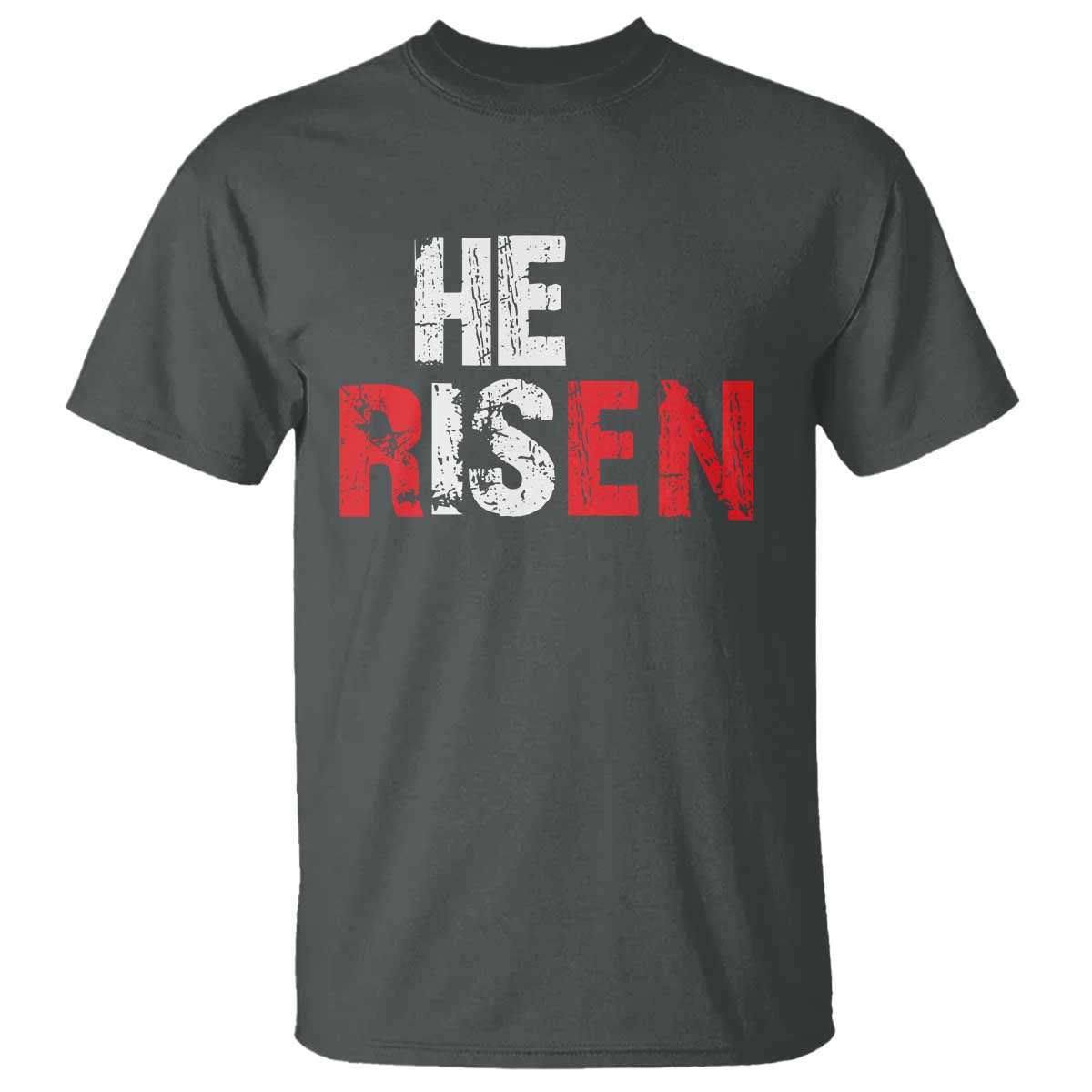 He Is Risen T Shirt Vintage Christian Religious Faith - Wonder Print Shop
