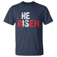 He Is Risen T Shirt Vintage Christian Religious Faith - Wonder Print Shop