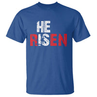 He Is Risen T Shirt Vintage Christian Religious Faith - Wonder Print Shop