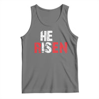 He Is Risen Tank Top Vintage Christian Religious Faith - Wonder Print Shop