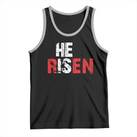He Is Risen Tank Top Vintage Christian Religious Faith - Wonder Print Shop