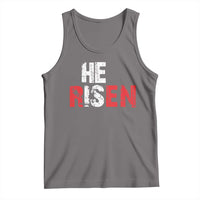 He Is Risen Tank Top Vintage Christian Religious Faith - Wonder Print Shop