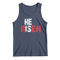 He Is Risen Tank Top Vintage Christian Religious Faith - Wonder Print Shop