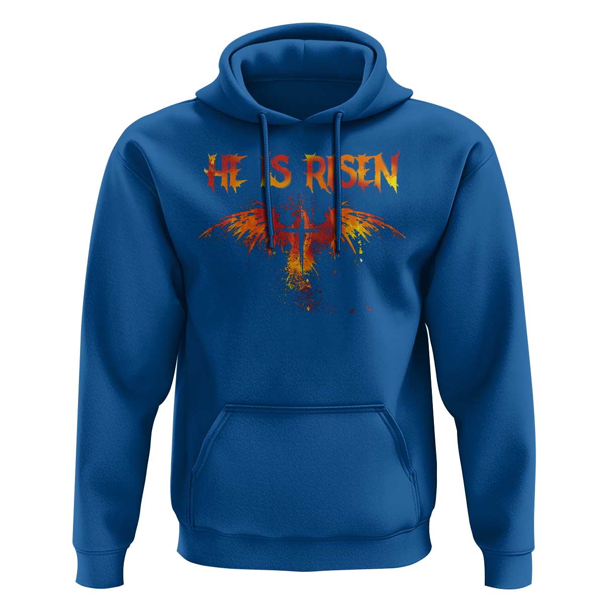 He Is Risen Hoodie Phoenix Christian Jesus Resurrection Cross - Wonder Print Shop