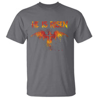 He Is Risen T Shirt Phoenix Christian Jesus Resurrection Cross - Wonder Print Shop