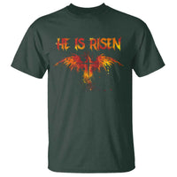 He Is Risen T Shirt Phoenix Christian Jesus Resurrection Cross - Wonder Print Shop