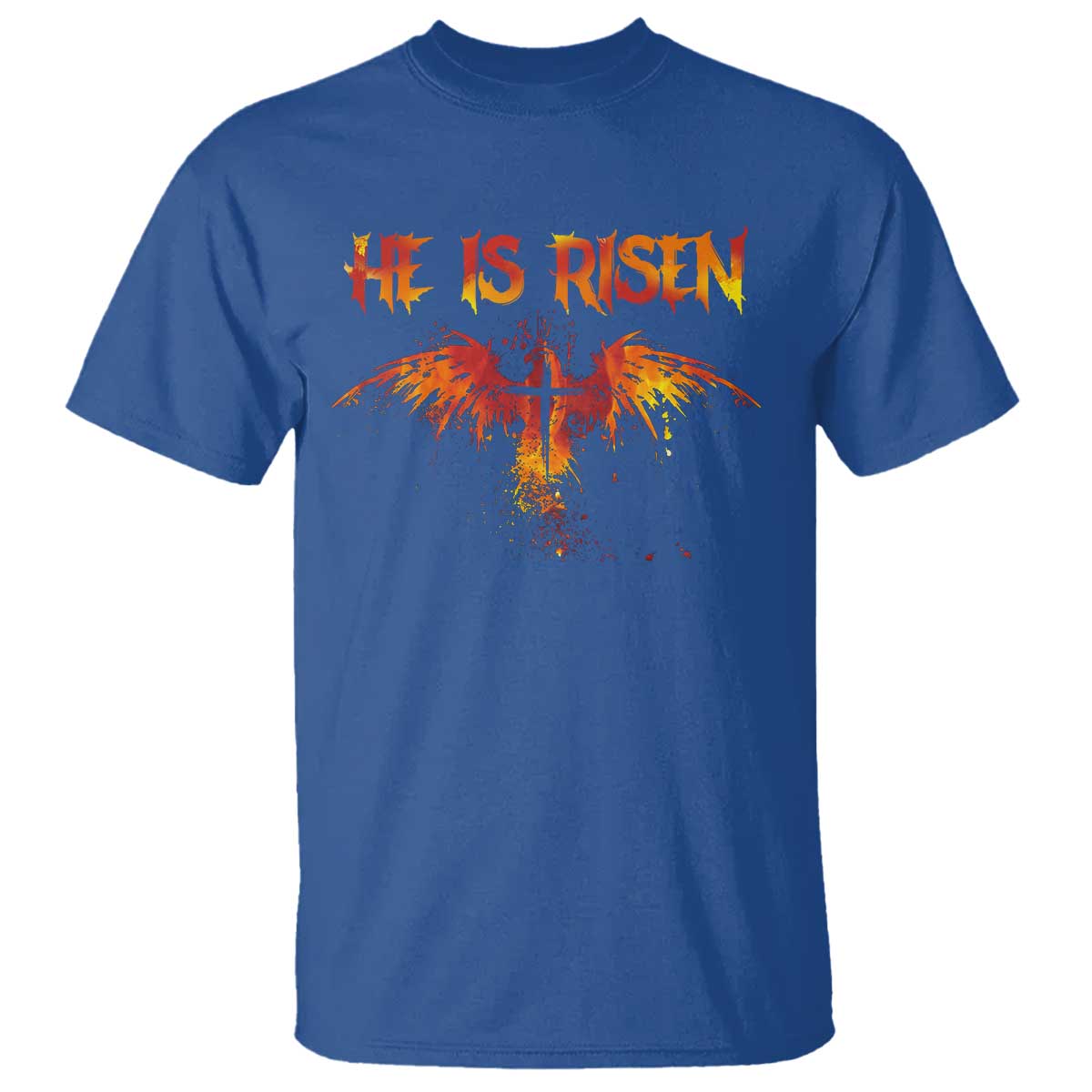 He Is Risen T Shirt Phoenix Christian Jesus Resurrection Cross - Wonder Print Shop