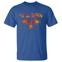 He Is Risen T Shirt Phoenix Christian Jesus Resurrection Cross - Wonder Print Shop