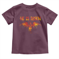 He Is Risen Toddler T Shirt Phoenix Christian Jesus Resurrection Cross - Wonder Print Shop