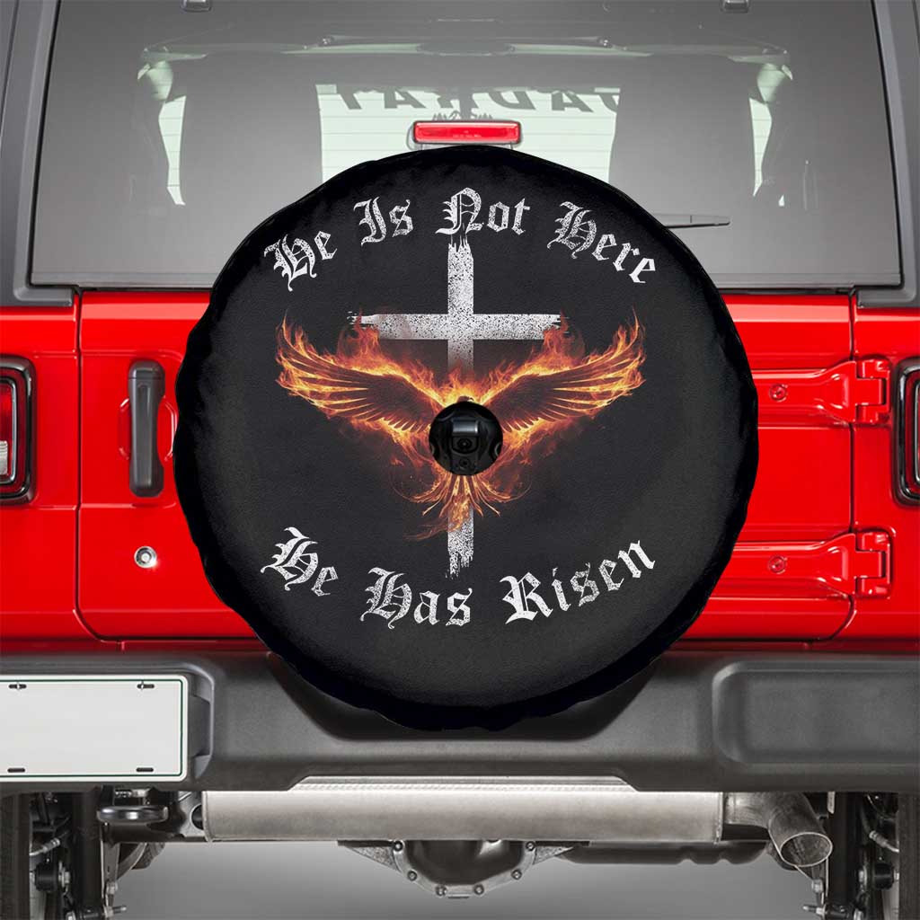 Easter Jesus Has Risen Spare Tire Cover Christian Religious Phoenix Resurrection Cross - Wonder Print Shop