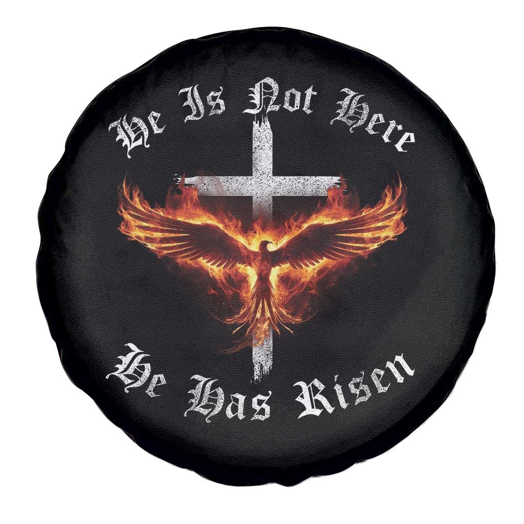Easter Jesus Has Risen Spare Tire Cover Christian Religious Phoenix Resurrection Cross - Wonder Print Shop
