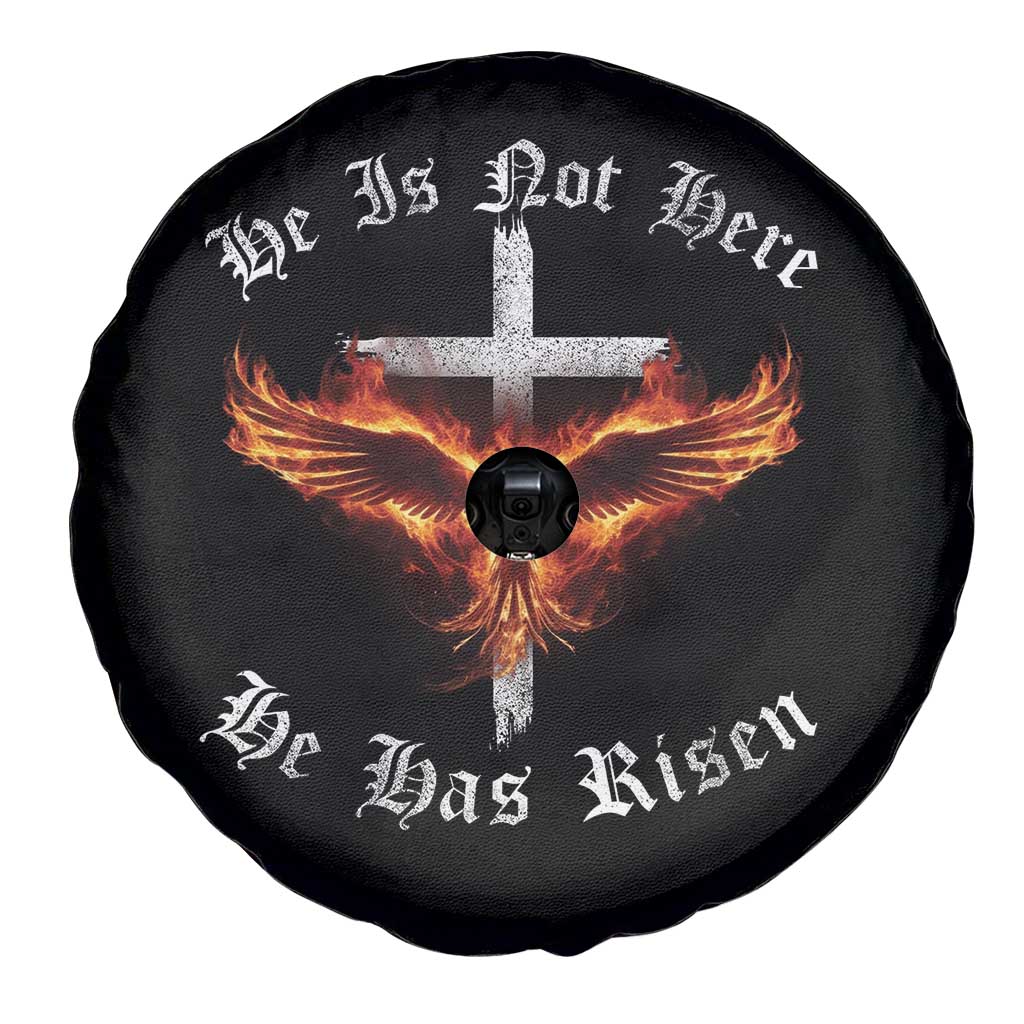 Easter Jesus Has Risen Spare Tire Cover Christian Religious Phoenix Resurrection Cross - Wonder Print Shop