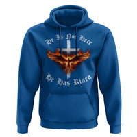Easter Jesus Has Risen Hoodie Christian Religious Phoenix Resurrection Cross - Wonder Print Shop