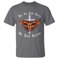 Easter Jesus Has Risen T Shirt Christian Religious Phoenix Resurrection Cross - Wonder Print Shop
