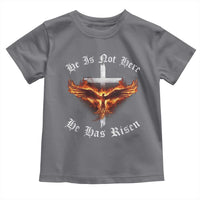 Easter Jesus Has Risen Toddler T Shirt Christian Religious Phoenix Resurrection Cross - Wonder Print Shop