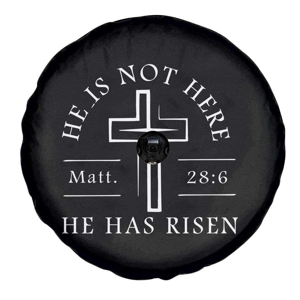 He Is Not Here He Has Risen Spare Tire Cover Jesus Christ Easter Cross Christian Matt 28:6