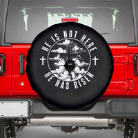 Easter Jesus Has Risen Spare Tire Cover Christian Bible Verse Graphic Cross 90s Style - Wonder Print Shop
