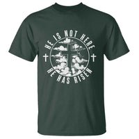 Easter Jesus Has Risen T Shirt Christian Bible Verse Graphic Cross 90s Style - Wonder Print Shop
