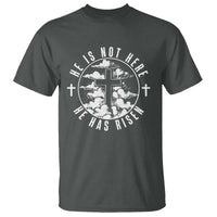 Easter Jesus Has Risen T Shirt Christian Bible Verse Graphic Cross 90s Style - Wonder Print Shop