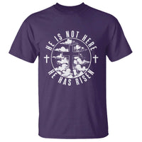 Easter Jesus Has Risen T Shirt Christian Bible Verse Graphic Cross 90s Style - Wonder Print Shop