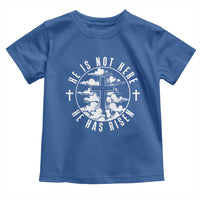 Easter Jesus Has Risen Toddler T Shirt Christian Bible Verse Graphic Cross 90s Style - Wonder Print Shop