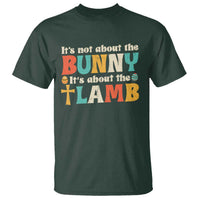 Religious Easter T Shirt Retro Its Not About The Bunny Its About The Lamb - Wonder Print Shop