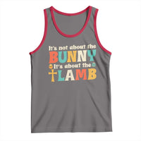 Religious Easter Tank Top Retro Its Not About The Bunny Its About The Lamb - Wonder Print Shop