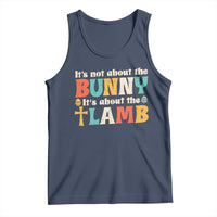 Religious Easter Tank Top Retro Its Not About The Bunny Its About The Lamb - Wonder Print Shop