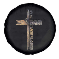 Easter Christian Spare Tire Cover Vintage Cross Farmhouse Religious Not About Bunny About the Lamb