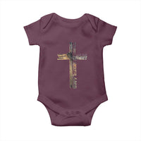 Easter Christian Baby Onesie Vintage Cross Farmhouse Religious Not About Bunny About the Lamb