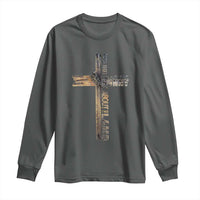 Easter Christian Long Sleeve Shirt Vintage Cross Farmhouse Religious Not About Bunny About the Lamb
