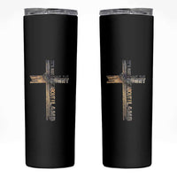 Easter Christian Skinny Tumbler Vintage Cross Farmhouse Religious Not About Bunny About the Lamb