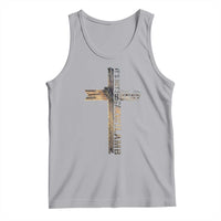 Easter Christian Tank Top Vintage Cross Farmhouse Religious Not About Bunny About the Lamb