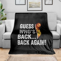 Funny Jesus Meme Quote Throw Blanket Easter Guess Whos Back Funny Religious - Wonder Print Shop