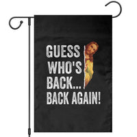 Funny Jesus Meme Quote Garden Flag Easter Guess Whos Back Funny Religious - Wonder Print Shop