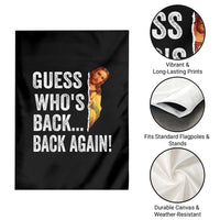 Funny Jesus Meme Quote Garden Flag Easter Guess Whos Back Funny Religious - Wonder Print Shop