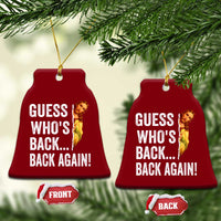 Funny Jesus Meme Quote Ceramic Ornament Easter Guess Whos Back Funny Religious - Wonder Print Shop