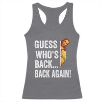 Funny Jesus Meme Quote Racerback Tank Top Easter Guess Whos Back Funny Religious - Wonder Print Shop