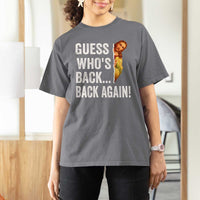 Funny Jesus Meme Quote T Shirt For Women Easter Guess Whos Back Funny Religious - Wonder Print Shop