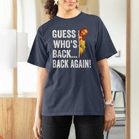 Funny Jesus Meme Quote T Shirt For Women Easter Guess Whos Back Funny Religious - Wonder Print Shop