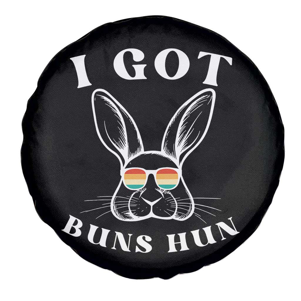 Rabbit Easter Bunny Sunglasses Spare Tire Cover Retro Vintage I Got Buns Hun Funny Jokes - Wonder Print Shop