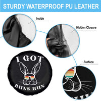 Rabbit Easter Bunny Sunglasses Spare Tire Cover Retro Vintage I Got Buns Hun Funny Jokes - Wonder Print Shop