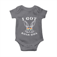 Rabbit Easter Bunny Sunglasses Baby Onesie Retro Vintage I Got Buns Hun Funny Jokes - Wonder Print Shop
