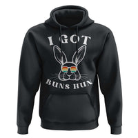 Rabbit Easter Bunny Sunglasses Hoodie Retro Vintage I Got Buns Hun Funny Jokes - Wonder Print Shop