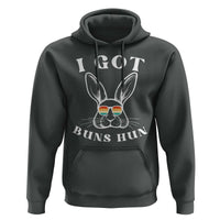Rabbit Easter Bunny Sunglasses Hoodie Retro Vintage I Got Buns Hun Funny Jokes - Wonder Print Shop