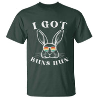 Rabbit Easter Bunny Sunglasses T Shirt Retro Vintage I Got Buns Hun Funny Jokes - Wonder Print Shop